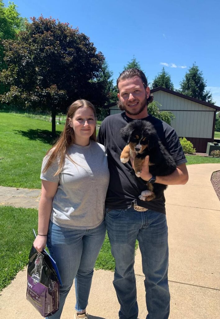 The Alvarez Family at home with Gus